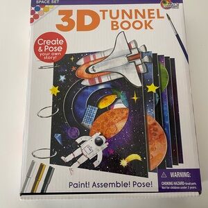 3D Tunnel Book Space Set